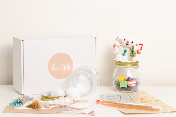 Dainty Maker Craft Box No. 11 // Winter Treat Jar