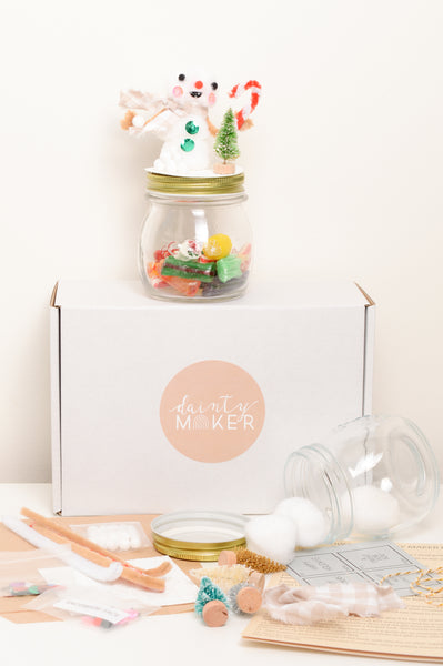 Dainty Maker Craft Box No. 11 // Winter Treat Jar