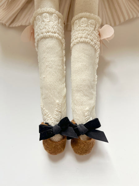 Wonder-Filled Snowbabe // Classic Black & Tan Stripe