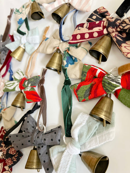 Home For Christmas // Vintage inspired Bow Bell Ornament