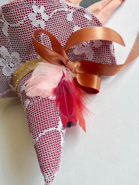 Wonder-Filled Attic Ghost// Peach Floral 2