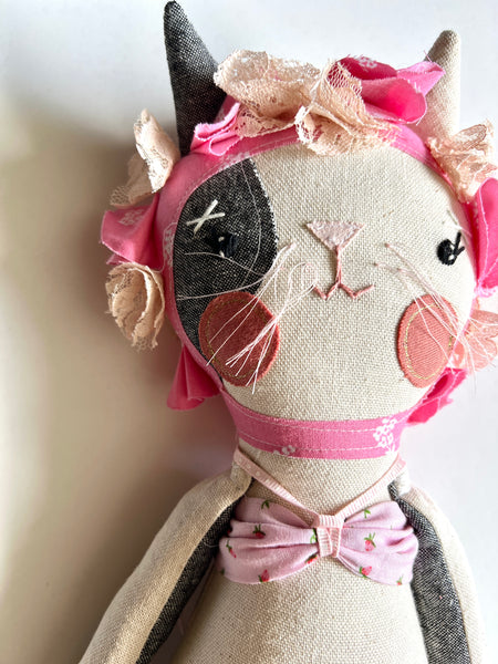 Bespoke Ocean Darling Kitty Art Doll Set // Coral Reef