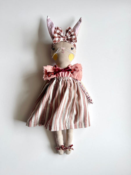 Wonder-Filled Garden Hare Bespoke Doll // Terracotta Bloom