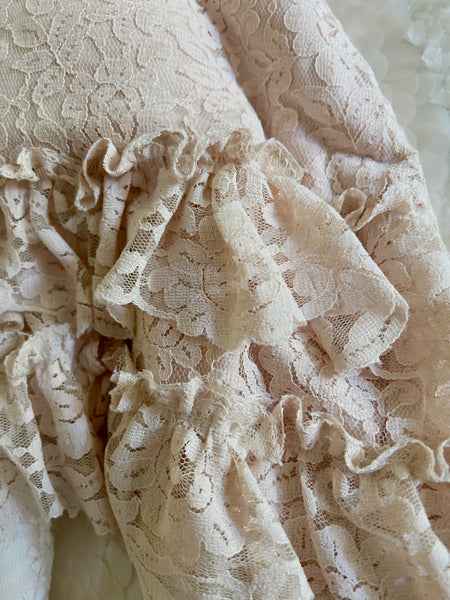 Wonder-Filled Attic Ghost// Blush Vintage Lace