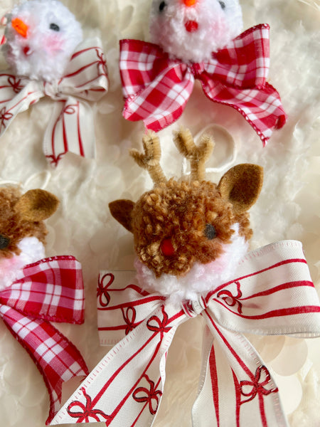 2025 Candy Cane Lane Pom Pal Ornament