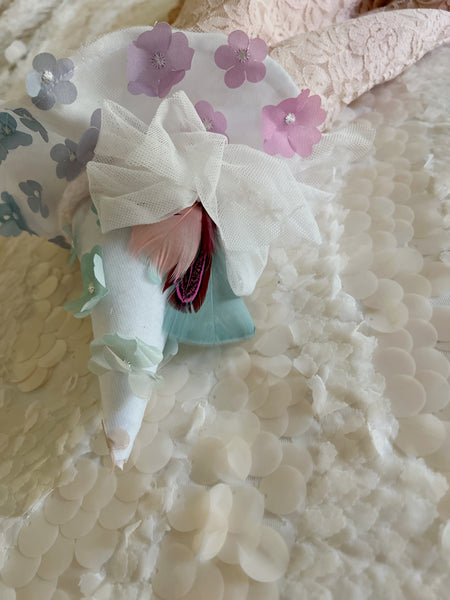 Wonder-Filled Attic Ghost// Blush Vintage Lace