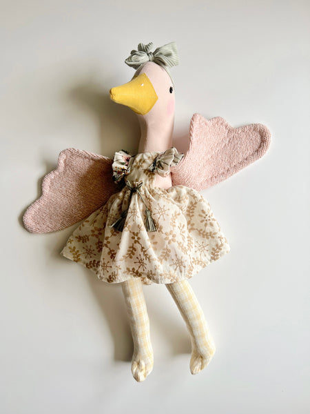 Wonder-Filled Goose// Embroidered Wildflower