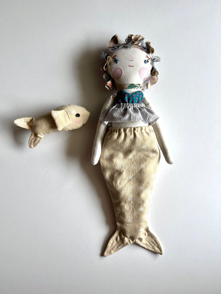 Bespoke Ocean Darling Art Doll Set // High Tide