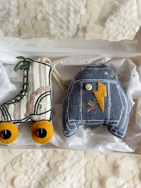 Rock & Roller Skate Bespoke Ornament Set