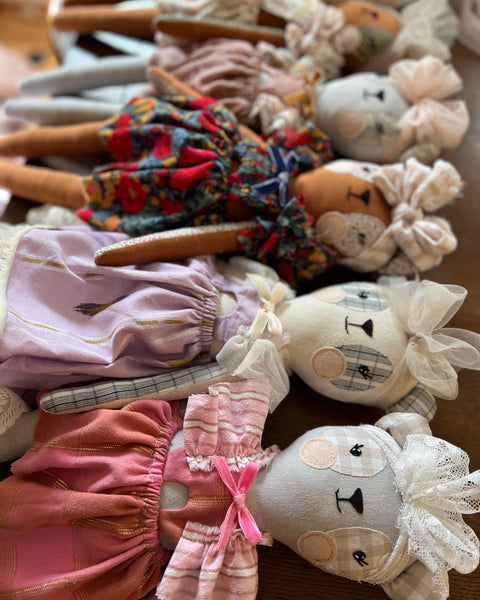 Wonder-Filled Bespoke Teddy Bear // Classic Floral