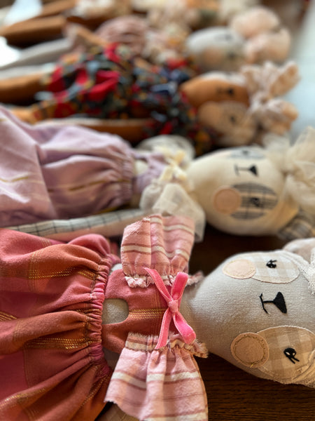 Wonder-Filled Bespoke Teddy Bear // Classic Floral