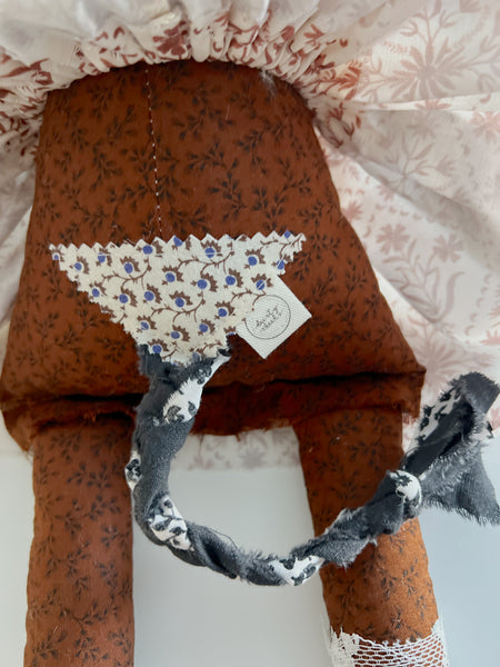 Wonder-Filled Bespoke Horse Doll // Rust Folk Art