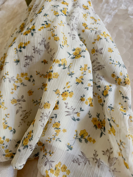Wonder-Filled Attic Ghost// Dainty Mustard Floral