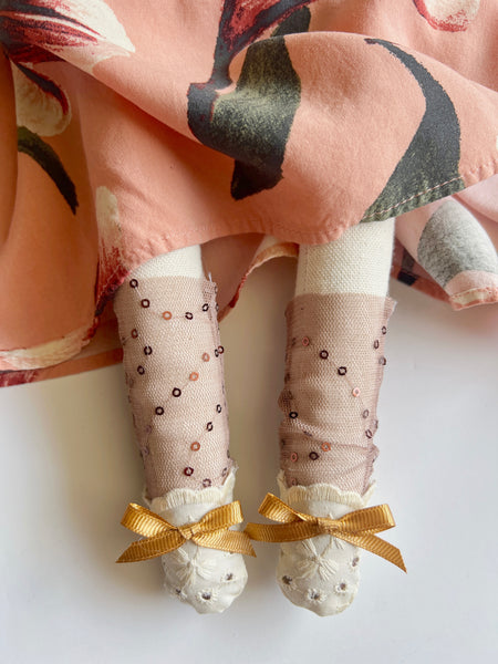 Wonder-Filled Attic Ghost// Peach Floral 2