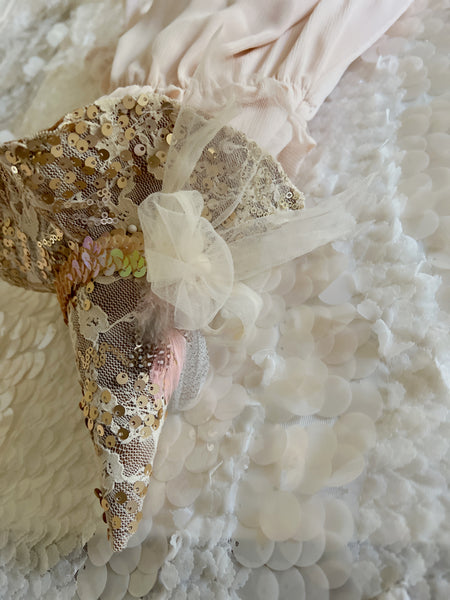 Wonder-Filled Attic Ghost// Blush Ruffle