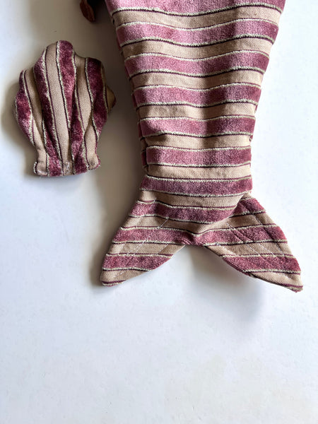 Bespoke Ocean Darling Sloth Art Doll Set // Sand Dollar