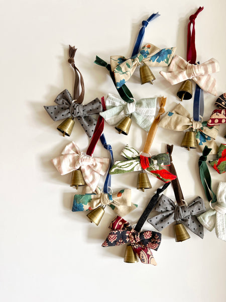 Home For Christmas // Vintage inspired Bow Bell Ornament