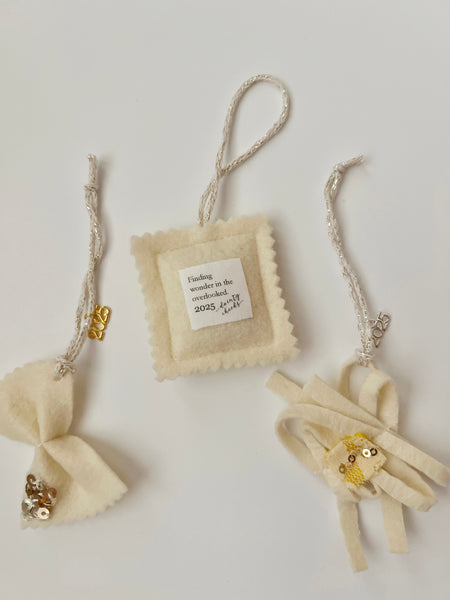 That's Amore // Fancy Pasta Ornament Set