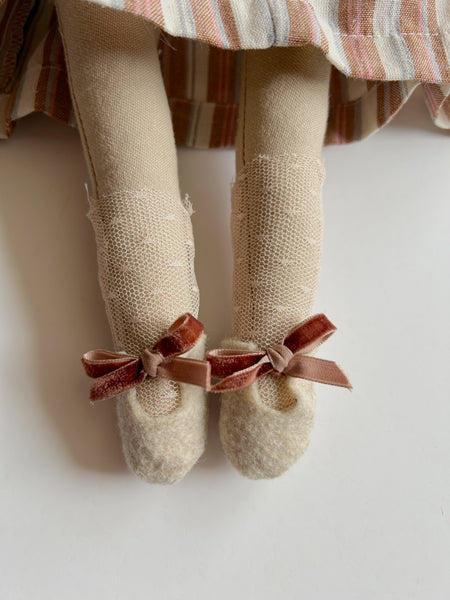 Wonder-Filled Garden Hare Bespoke Doll // Terracotta Bloom
