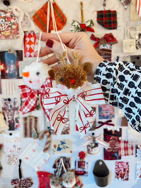 2025 Candy Cane Lane Pom Pal Ornament