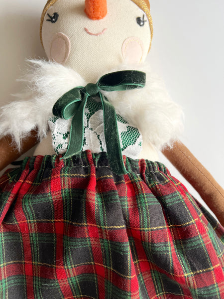 Wonder-Filled Snowbabe // Holiday Plaid
