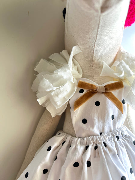 Wonder-Filled Bespoke Unicorn Doll // Polkadot