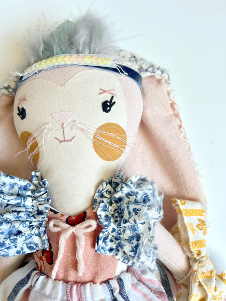 Wonder-Filled Rabbit // Boho Floral