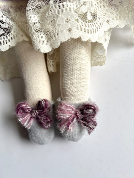 Wonder-Filled Bespoke Teddy Bear // Lilac Lace