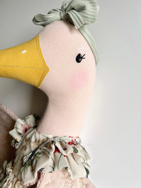 Wonder-Filled Goose// Embroidered Wildflower