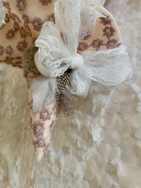 Wonder-Filled Attic Ghost// Taupe Eyelet