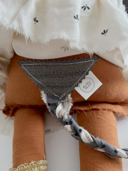 Wonder-Filled Bespoke Horse Doll // Cream Ruffle - DaintyCheeks