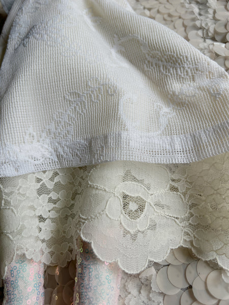 Wonder-Filled Attic Ghost// Double Vintage Lace