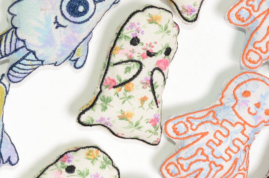Vintage-Inspired Autumn Garden Floral Pocket Pal Set of 3