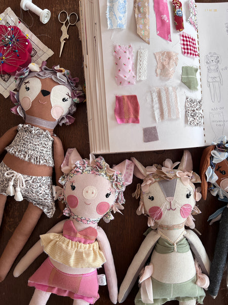 Bespoke Ocean Darling Mouse Art Doll Set // Ocean View
