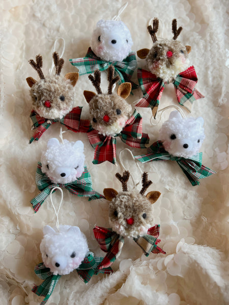 North Pole Pom Pal Ornament