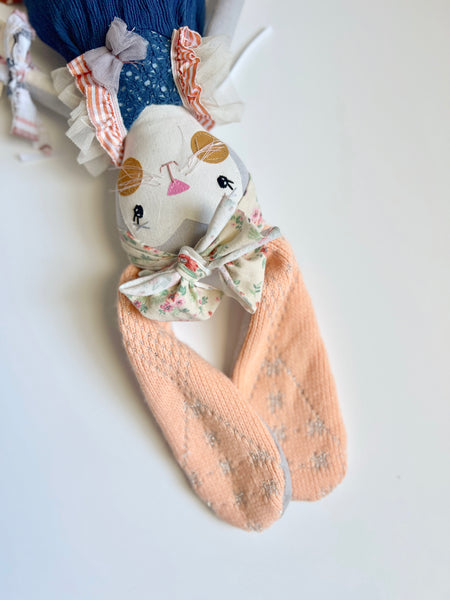 Wonder-Filled Rabbit // Indigo Butterfly