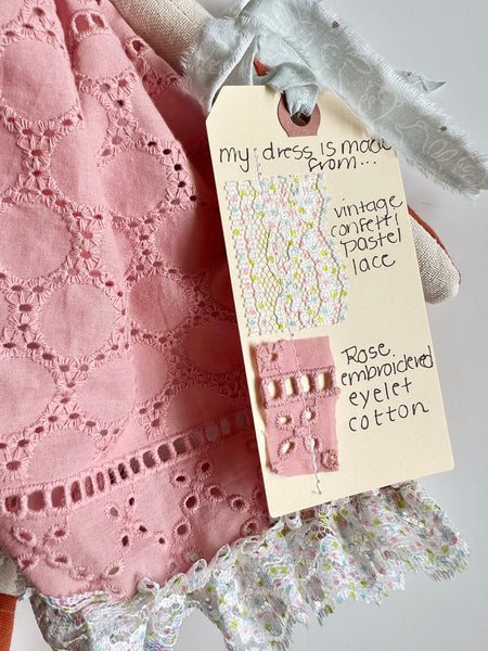 Wonder-Filled Fox // Dusty Rose Eyelet Confetti
