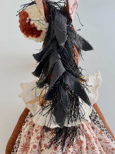 Wonder-Filled Bespoke Horse Doll // Rust Folk Art