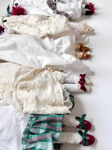 Spirit of the Holiday Bespoke Doll // Winter White Embroidered