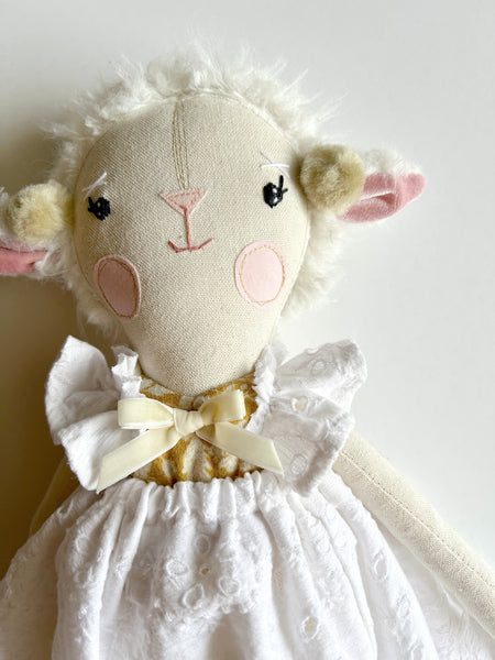 Wonder-Filled Bespoke Lamb // Mustard & White Eyelet