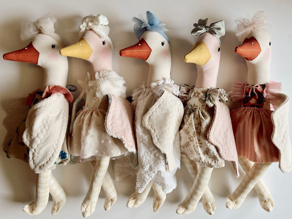 Wonder-Filled Goose// Embroidered Wildflower