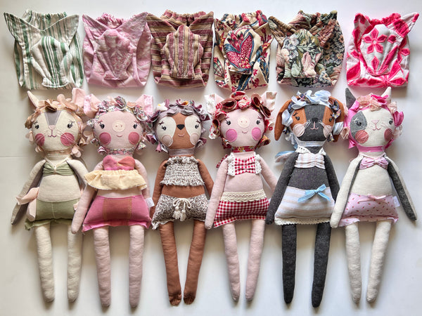Bespoke Ocean Darling Mouse Art Doll Set // Ocean View