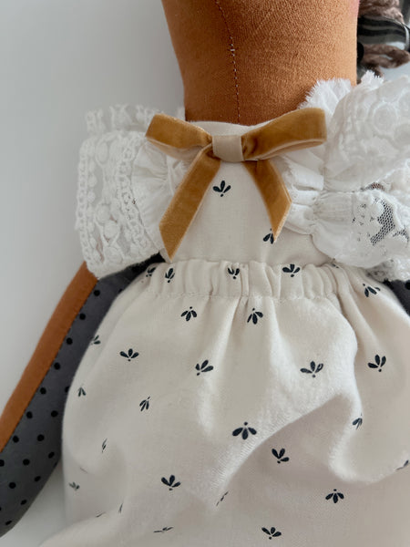 Wonder-Filled Bespoke Horse Doll // Cream Ruffle - DaintyCheeks