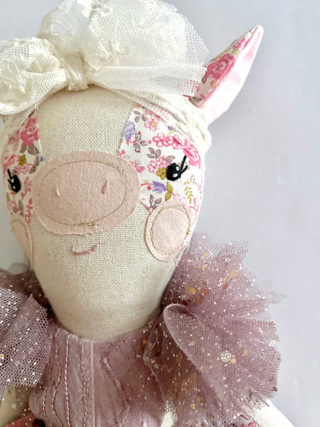 Wonder-Filled Calf // Mauve & Pink Floral
