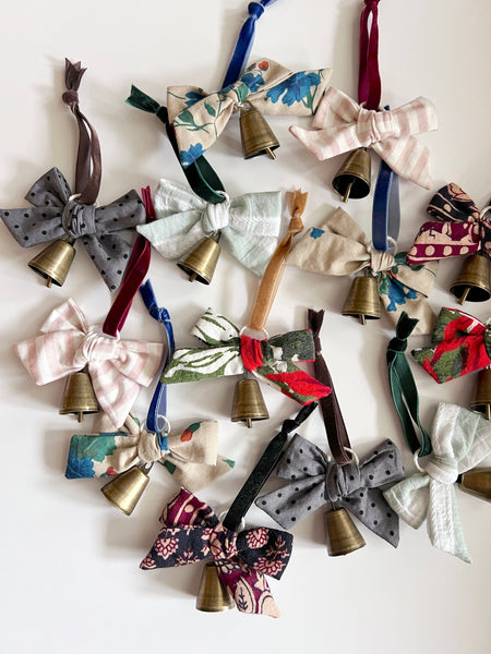 Home For Christmas // Vintage inspired Bow Bell Ornament