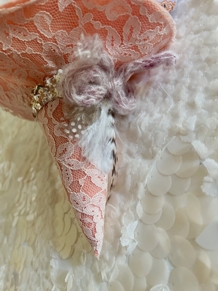 Wonder-Filled Attic Ghost// Lilac & Rust Floral