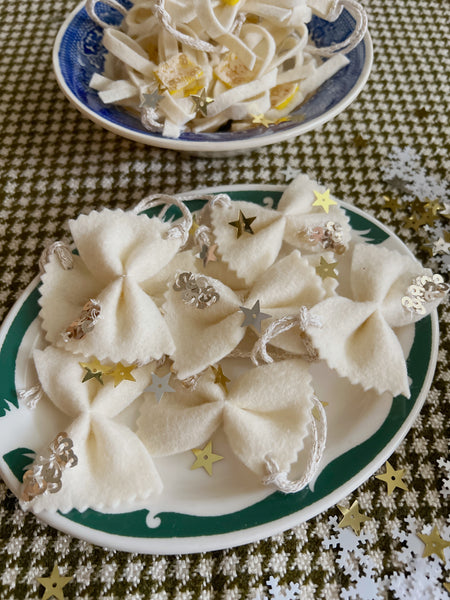 That's Amore // Fancy Pasta Ornament Set