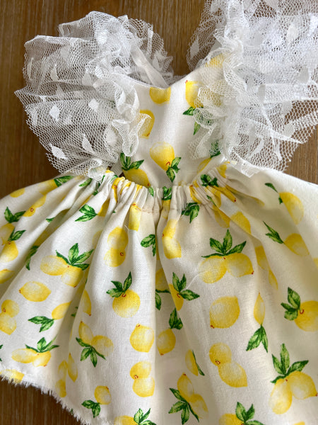 Lemonade Stand Summer Doll Dress