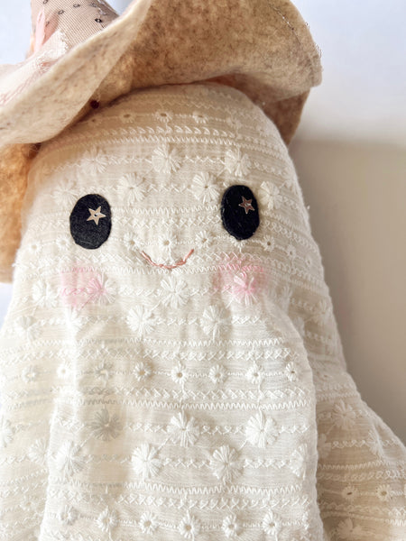 Wonder-Filled Attic Ghost// Vintage Lace Ruffle