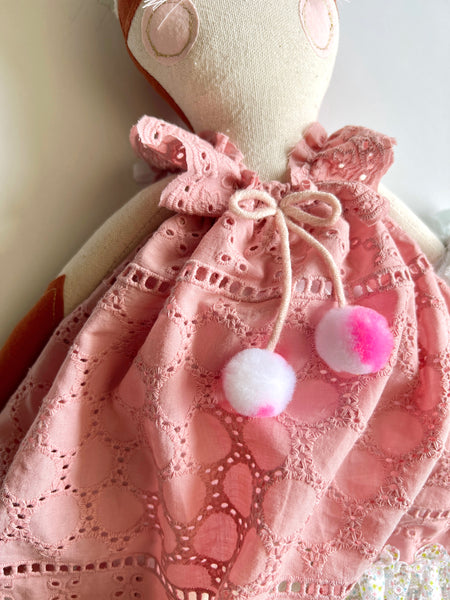 Wonder-Filled Fox // Dusty Rose Eyelet Confetti